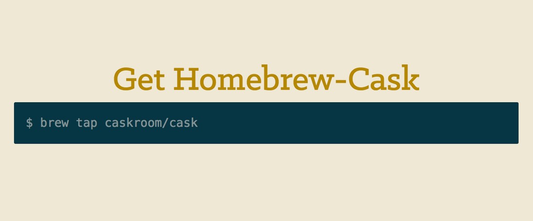 Homebrew Cask