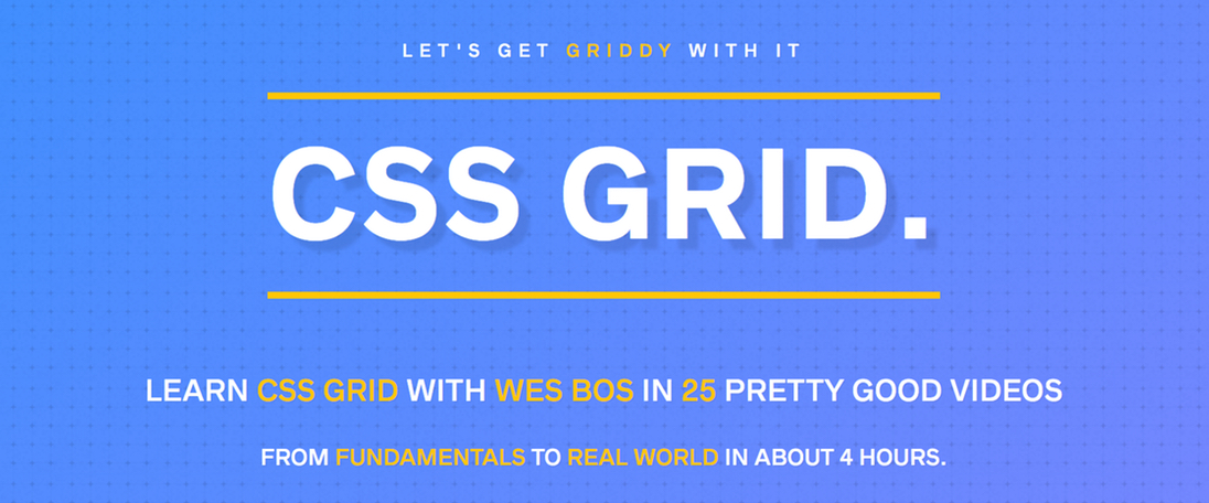 Learn CSS Grid with Wes Bos