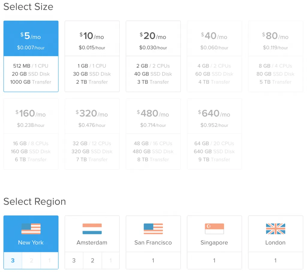 Configurar droplet no DigitalOcean