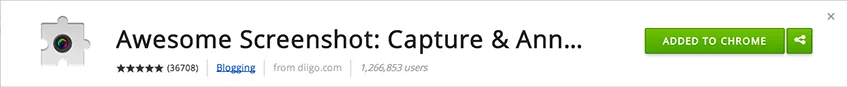 Awesome Screenshot na Chrome Web Store