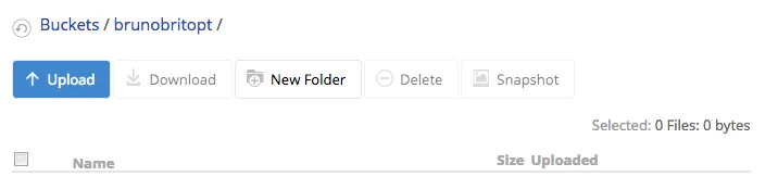 Backblaze - Upload