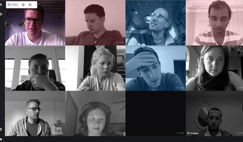 A equipa do Buffer espalhada pelo mundo