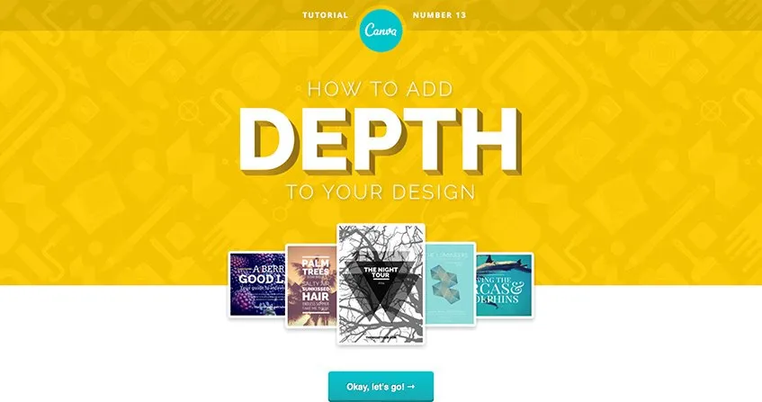 Um dos tutoriais enviados pelo Canva