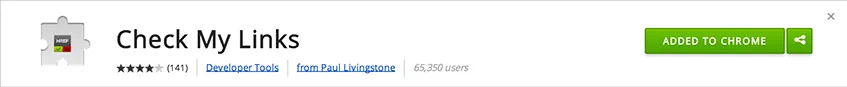 Check my links na Chrome Web Store