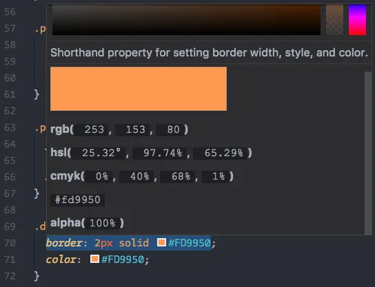 Color Info para VS Code