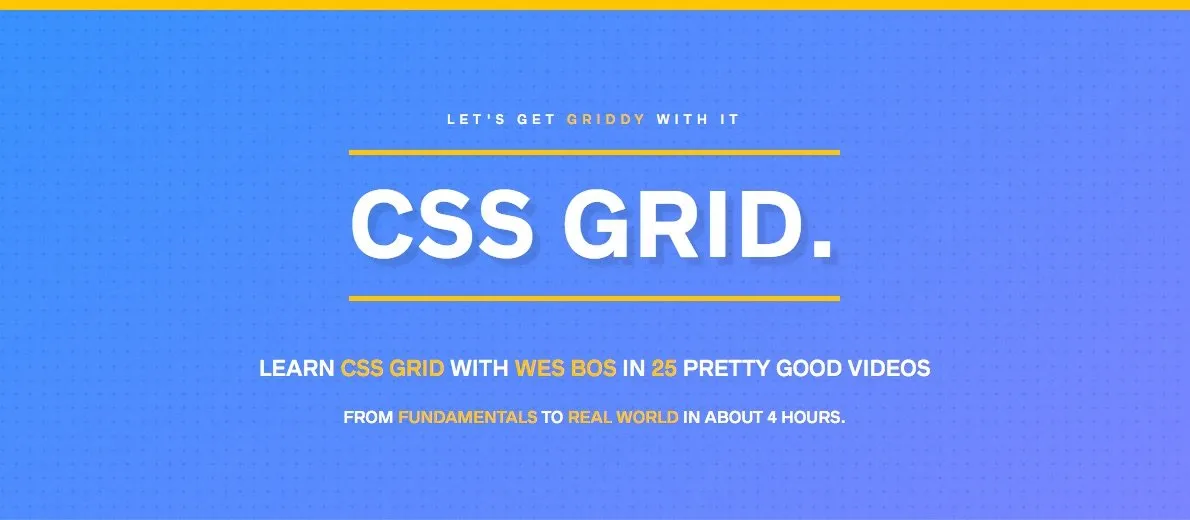 CSS Grid - o curso de Wes Bos