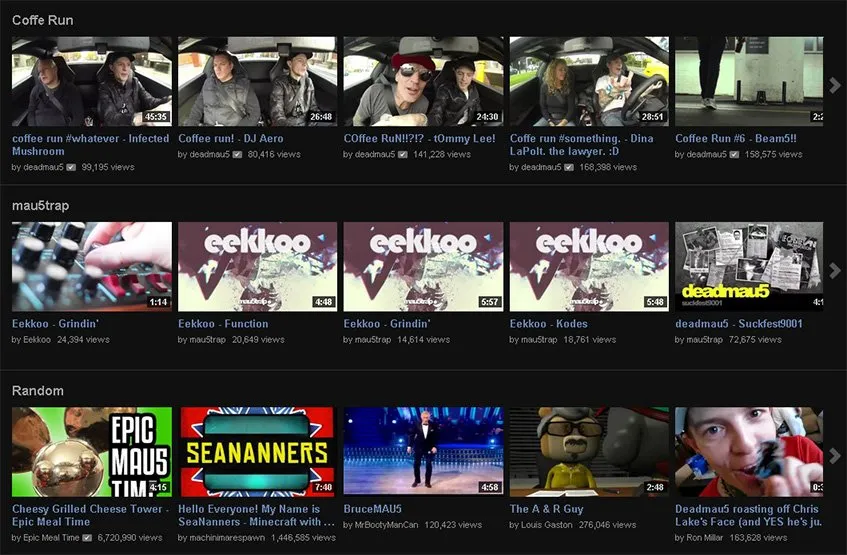 Canal YouTube deadmau5