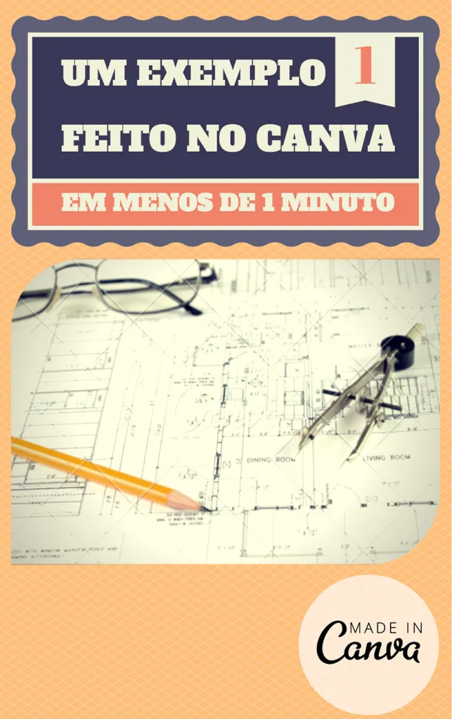 O projeto final feito no Canva