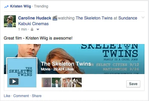 Facebook - Trending Headline
