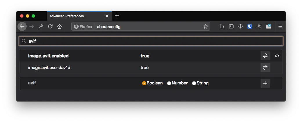 Como ativar o formato AVIF no Firefox