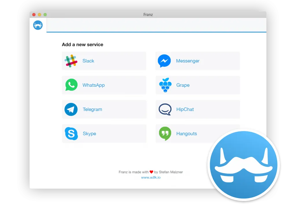 Franz App Screenshot