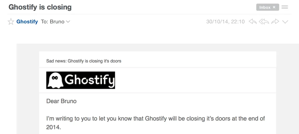 E-mail Ghostify