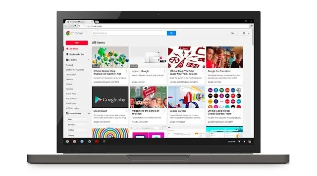 O novo Google Bookmark Manager