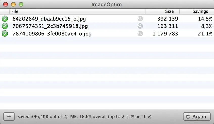 O ImageOptim para Mac