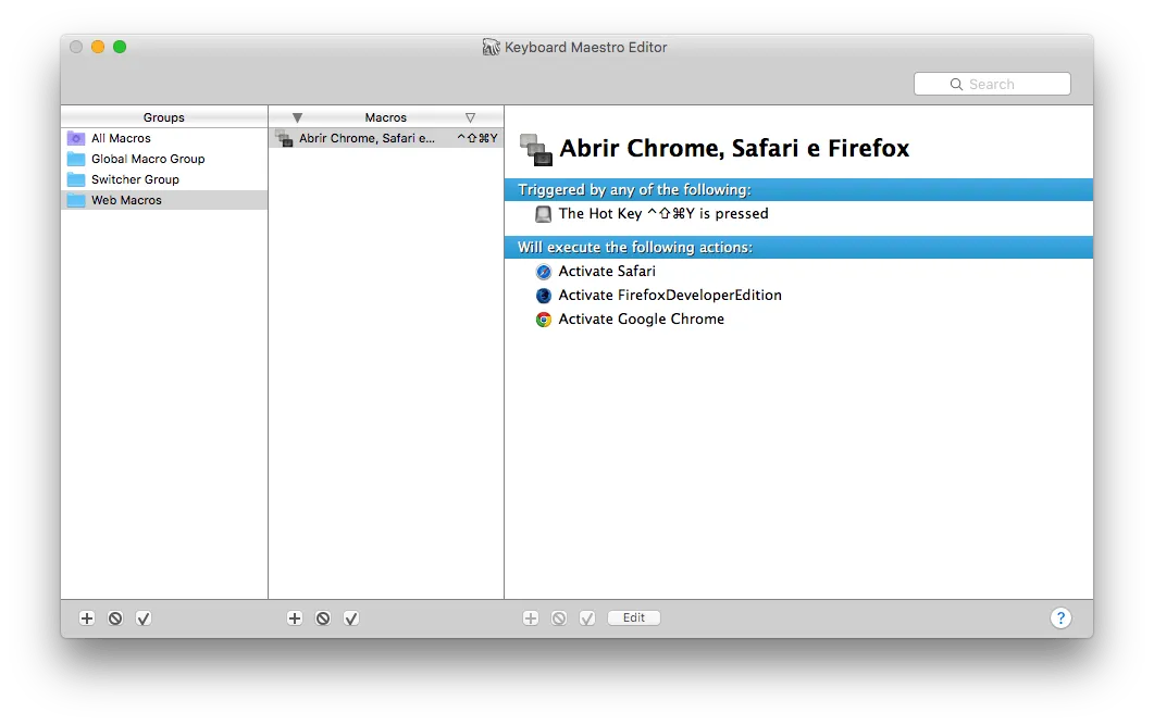 Keyboard Maestro para Mac