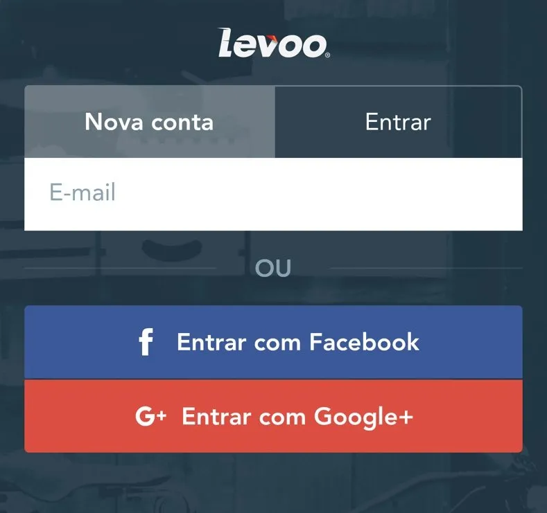 Levoo - Registo