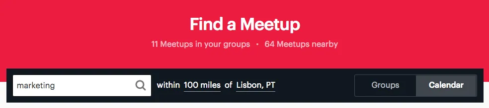 Meetup - Marketing