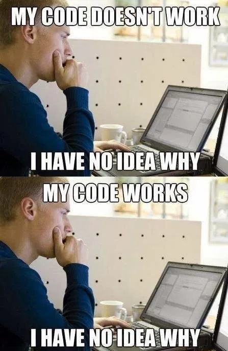 I have no idea why it works meme