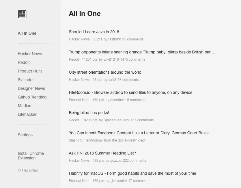One App Webpage