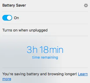 Opera Battery Saver