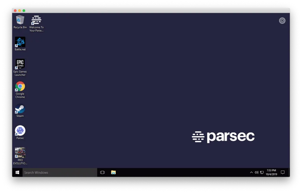 Desktop no Paperspace