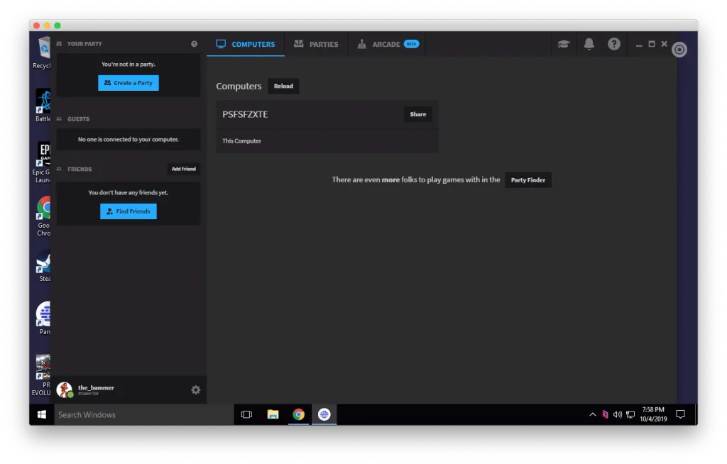 Paperspace com Parsec no host