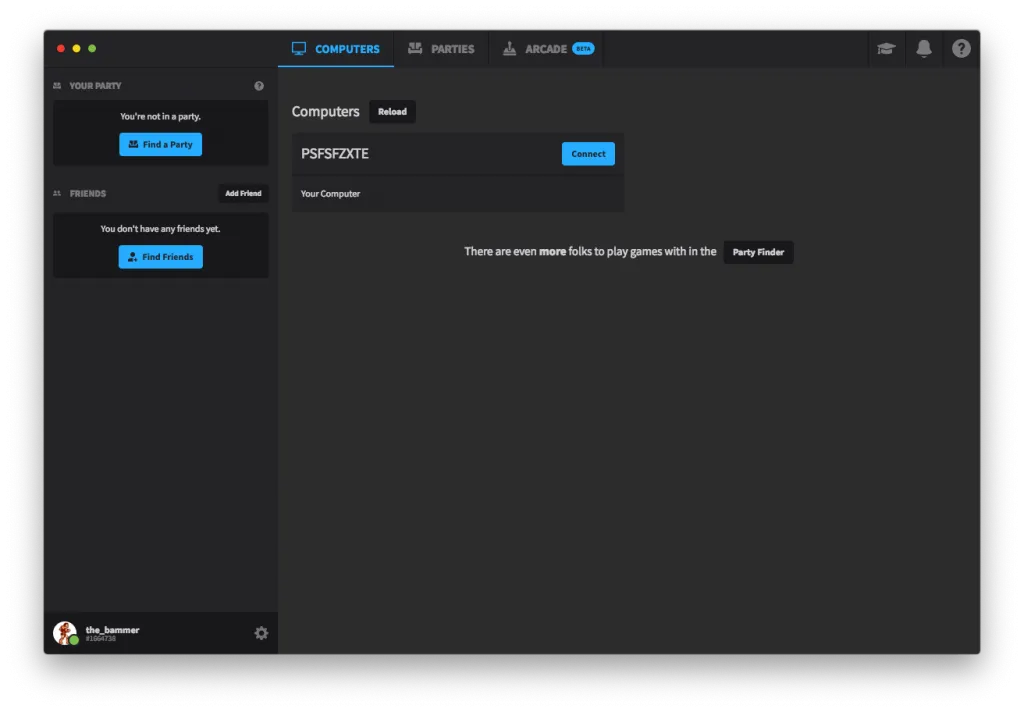 Paperspace com Parsec no cliente
