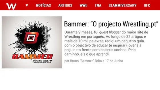 Conteúdo é Rei - O projeto Wrestling.pt