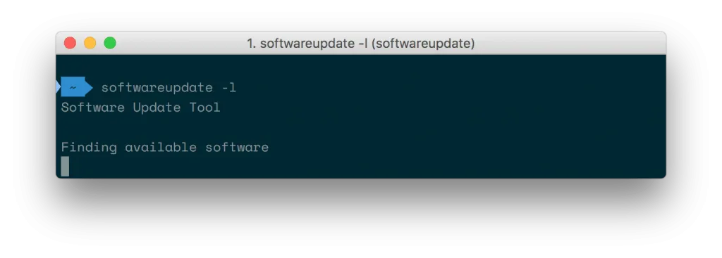 Atualizações disponíveis via Terminal