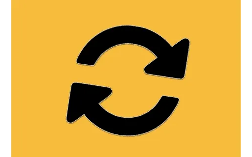 Spinning refresh icon