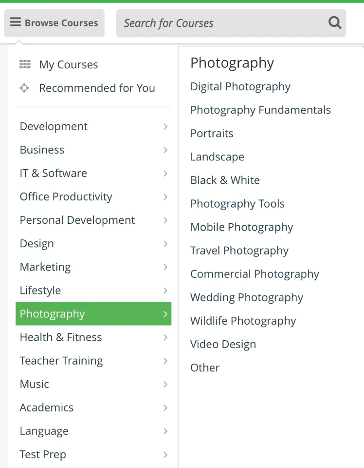 Cursos Udemy