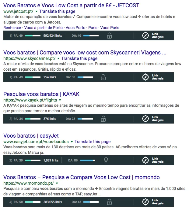 Voos Baratos na MozBar