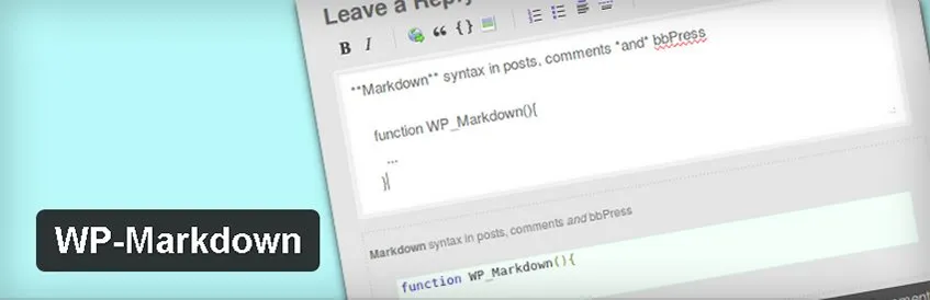 WP-Markdown